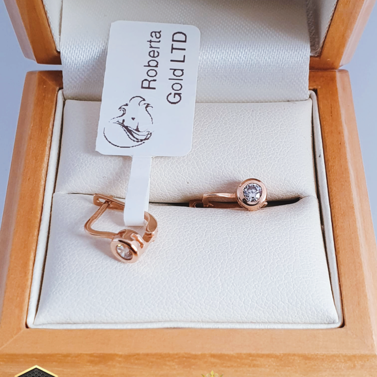 Children's Earrings with zirconia