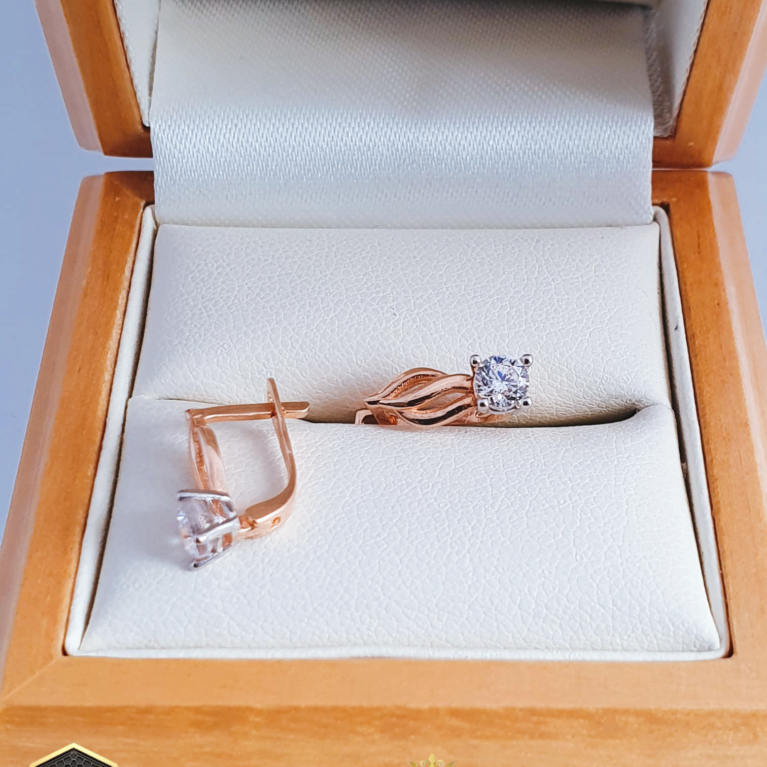 Children's Earrings with zirconia