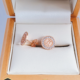 Golden Stud earrings with zirconia