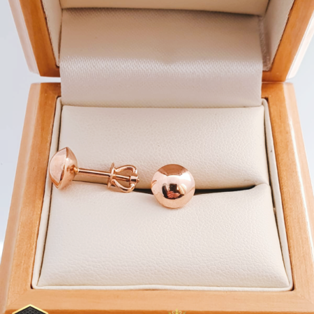 Bubble Golden Stud earrings