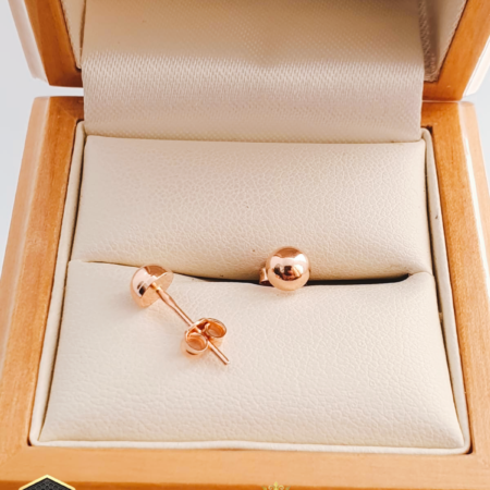 Bublle Golden Stud earrings