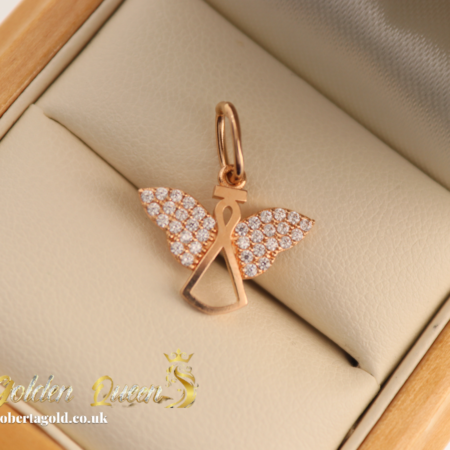 Angel pedant with zirconia