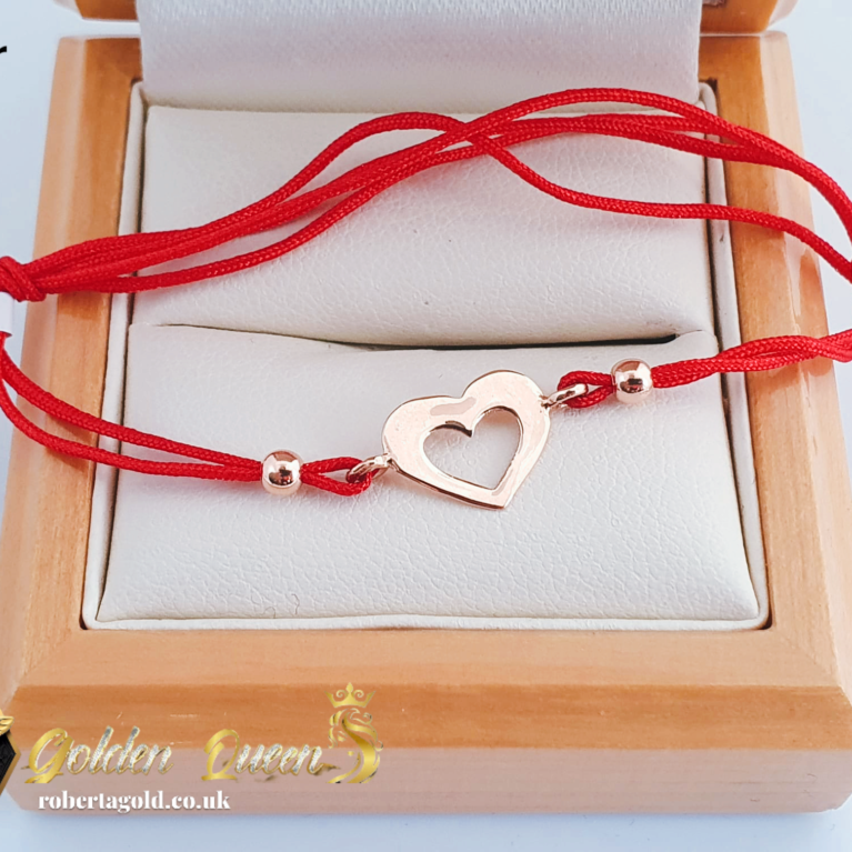 Red capron bracelet