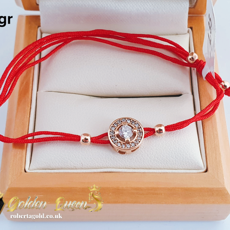 Red capron bracelet