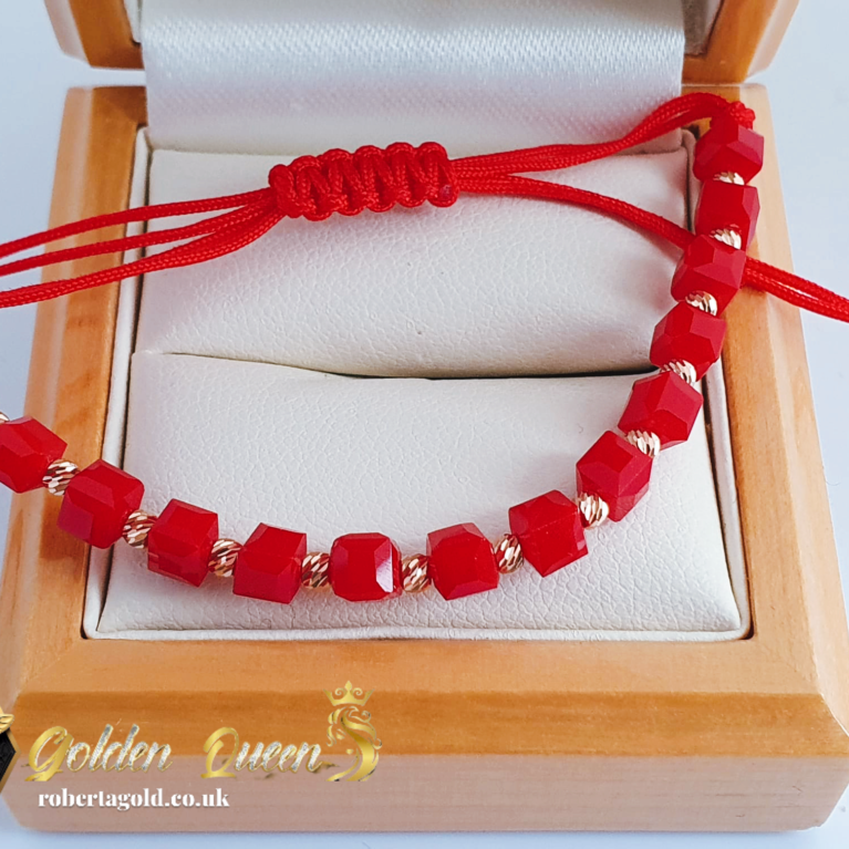 Red capron bracelet