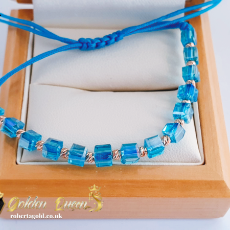 Blue capron bracelet