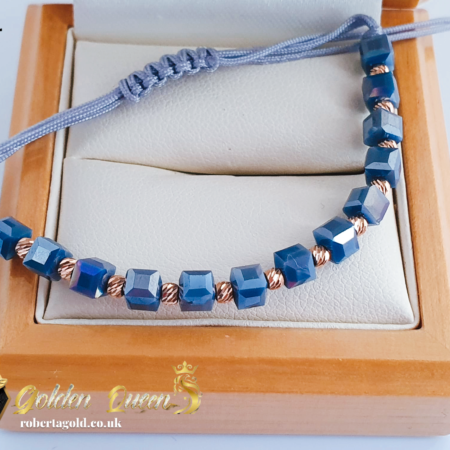 Blue capron bracelet