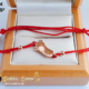 Red capron bracelet