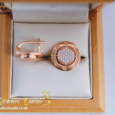 Earrings with Cartier logo